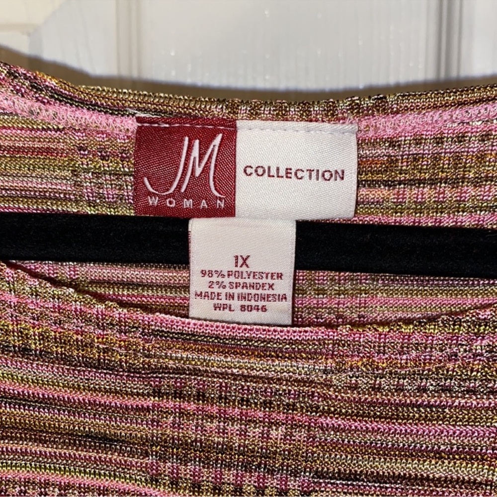 JM Woman Collection Texture Patch-Pattern Blouse - Picture 4 of 4